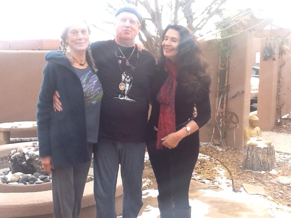 Photo of Angela Farmer, Victor van Kooten and Rama Joti Vernon